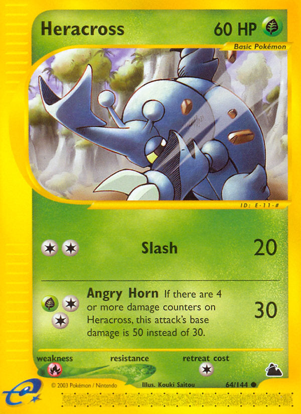 E-Series Skyridge Heracross #64/144